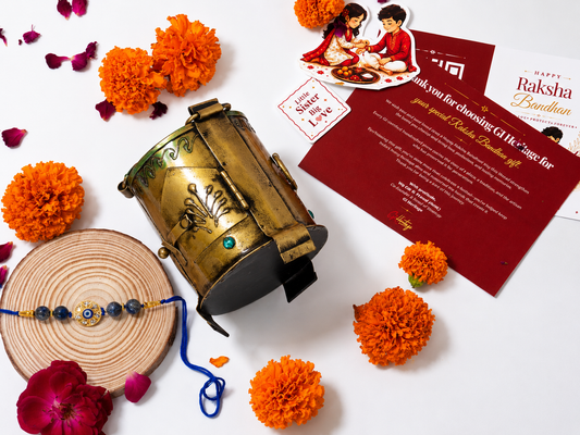 Jodhpur Pen Stand-Rakhi Gift for Brother Combo 5