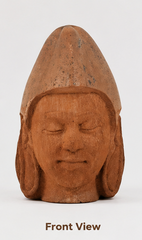 Gautam Buddha Face Coconut Shell Craft