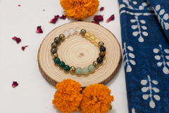 Linen Saree Set – Indigo-Rakhi Return Gift for Sister Combo 2