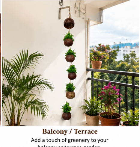 Spiral Hanging Planter Full Set