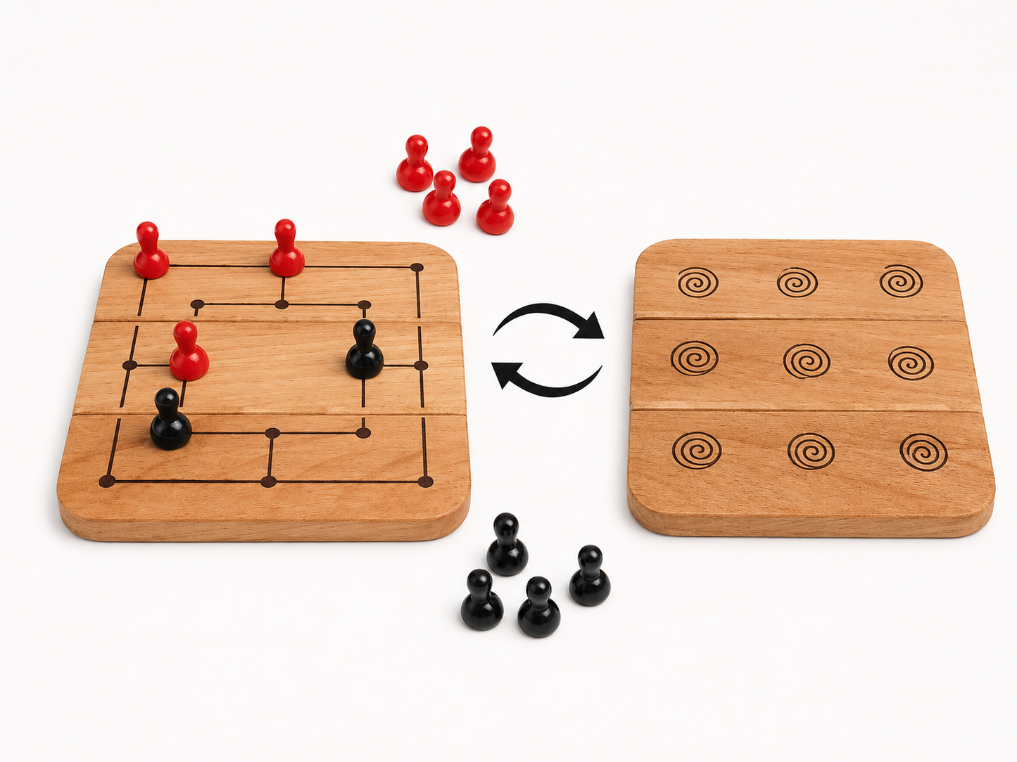 Six Men's Morris Board - Kids Rakhi Combo 6