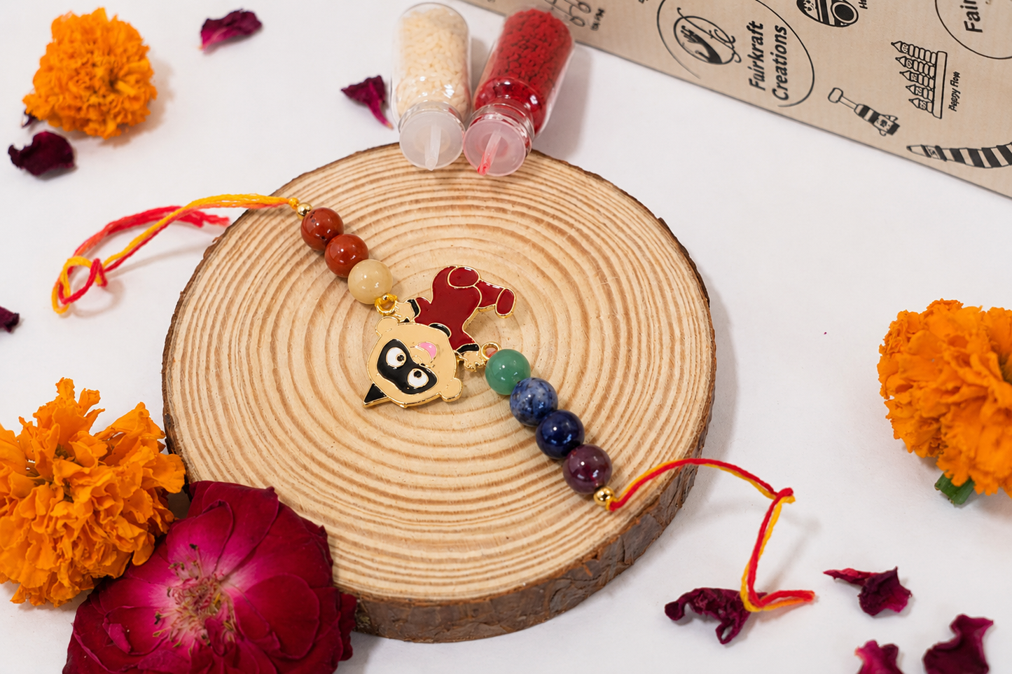 Cup & Ball Game Set- Kids Rakhi Combo 3