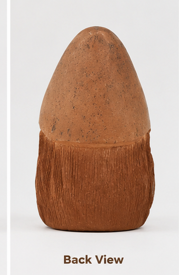 Gautam Buddha Face Coconut Shell Craft