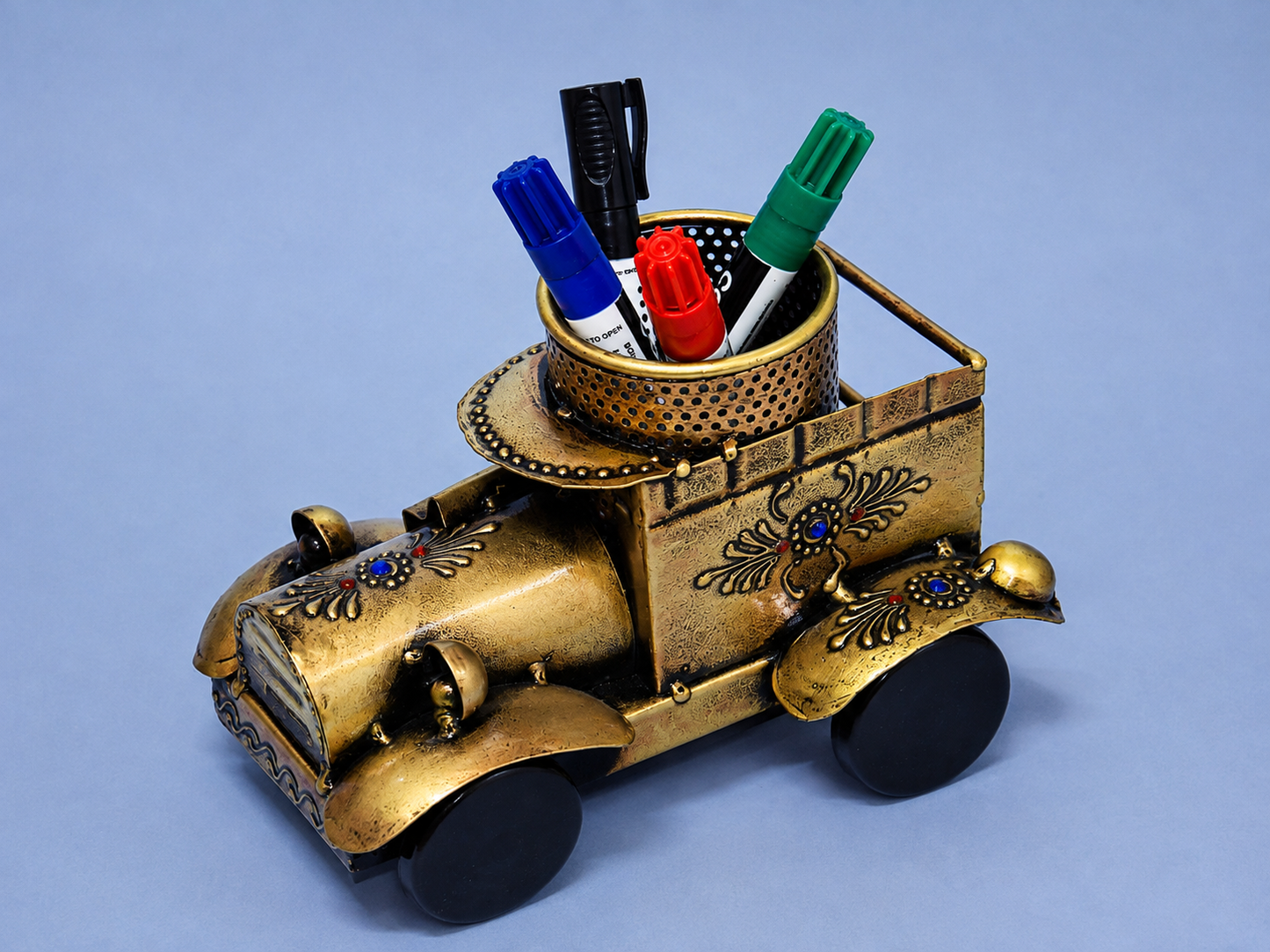 Vintage Jeep Pen Stand-Rakhi Gift for Brother Combo 6