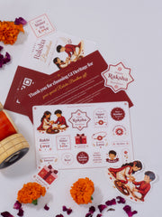 Wooden Tractor Rakhi Set - Kids Combo 1