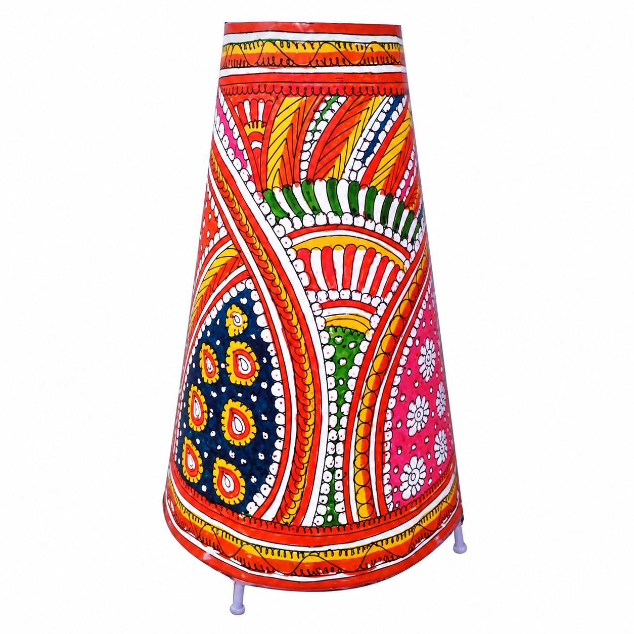 Andhra Pradesh Leather Puppetry Multicolor Lamp Shade