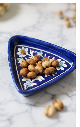 Blue Triangle tray