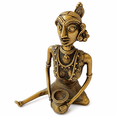 Tribal Man holding a pot