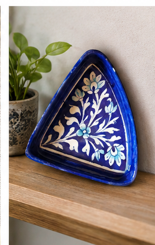 Blue Triangle tray