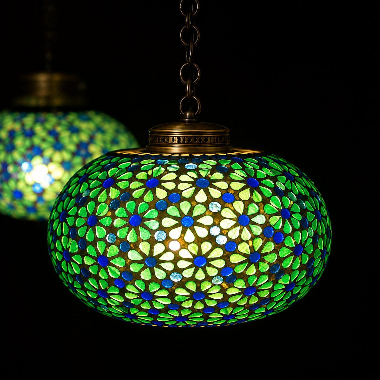 Hanging Lamp Green