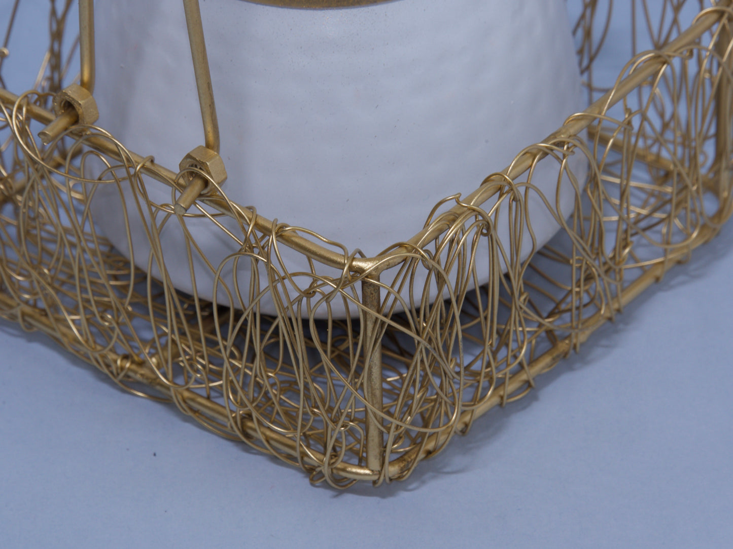 Moradabad Metal Basket Set-Bhaiya-Bhabhi Rakhi Gift Hamper Combo 9