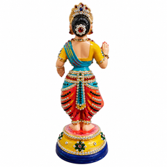 Multicolored Thanjavur Dancing Doll - 12 Inch