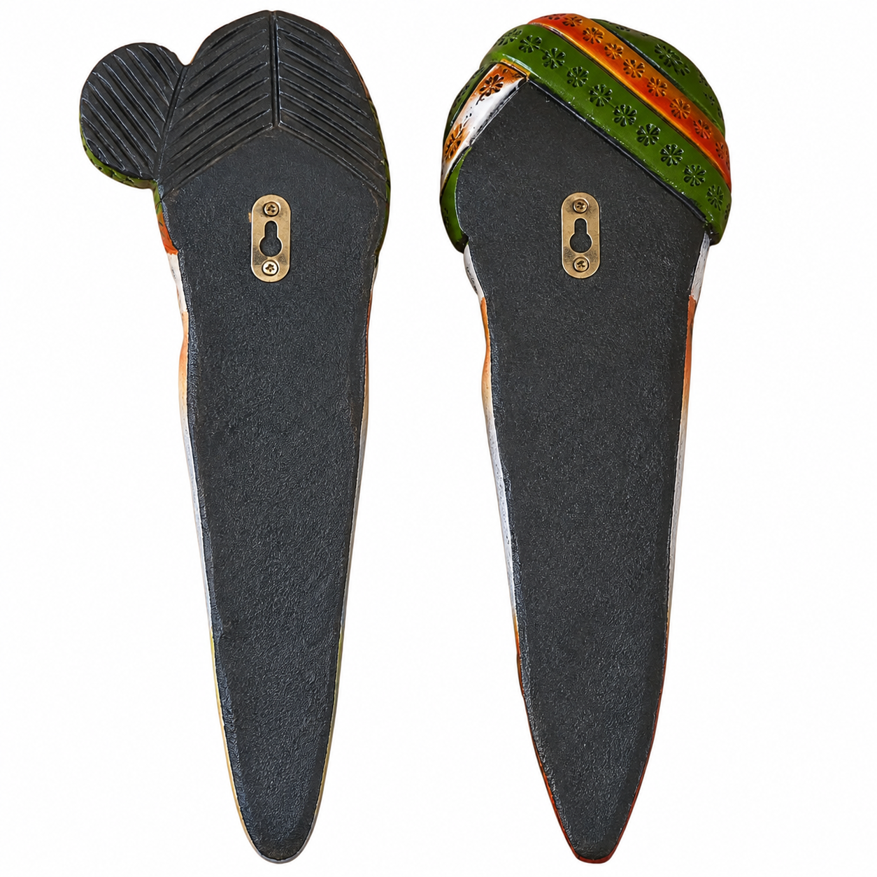 Thirukkanur Blue and Green Face Wall Hanging