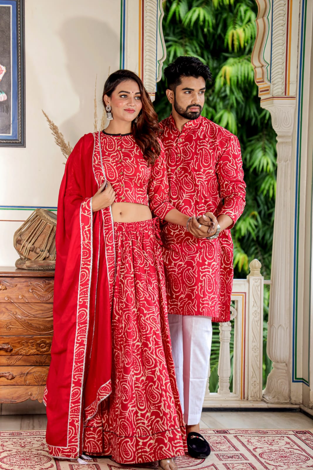 Festival Special Couple Dress Collection Chaniya Choli & Kurta Pajama