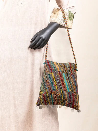 Black cotton bag