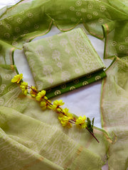 Exclusive Traditional Collection In Summer Wear Bagru Hand Block Printed Suit Material