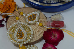 Blue Pottery Tea Kettle Set-Bhaiya-Bhabhi Rakhi Gift Hamper Combo 11