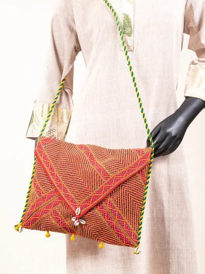 Red cotton bag