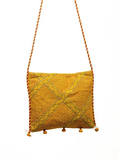 Yellow cotton bag