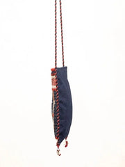 Blue denim cotton bag