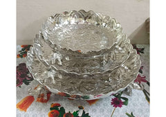 Premium Elephant Stand Serving Bowls/Platters Set (Set of 3)