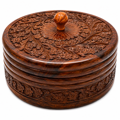 Wooden Round Box