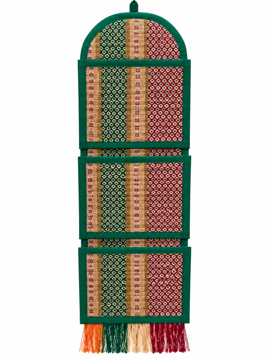 Colourful Green Wall Hanger Madur Kathi