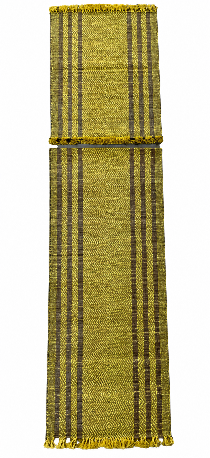 Yellow & Purple Runner Set Of 6 Mats