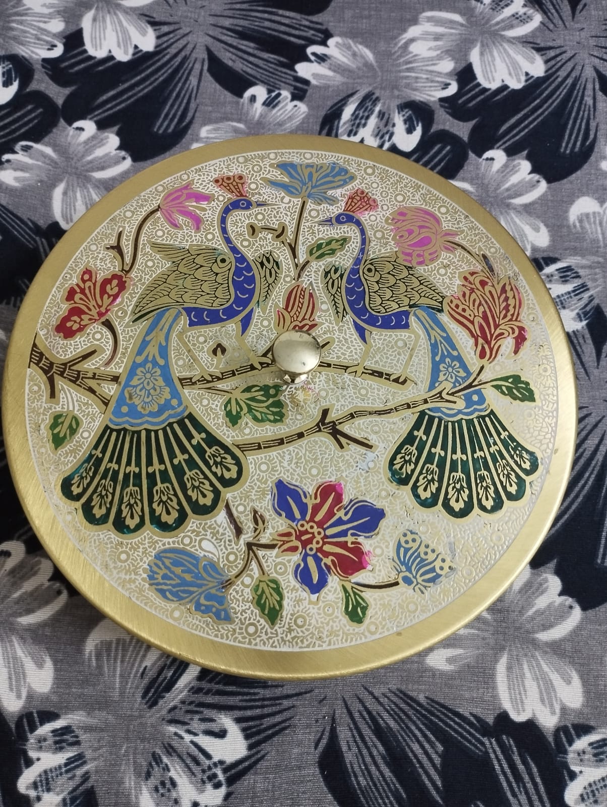 Premium Brass Spice Box (8 Inches)