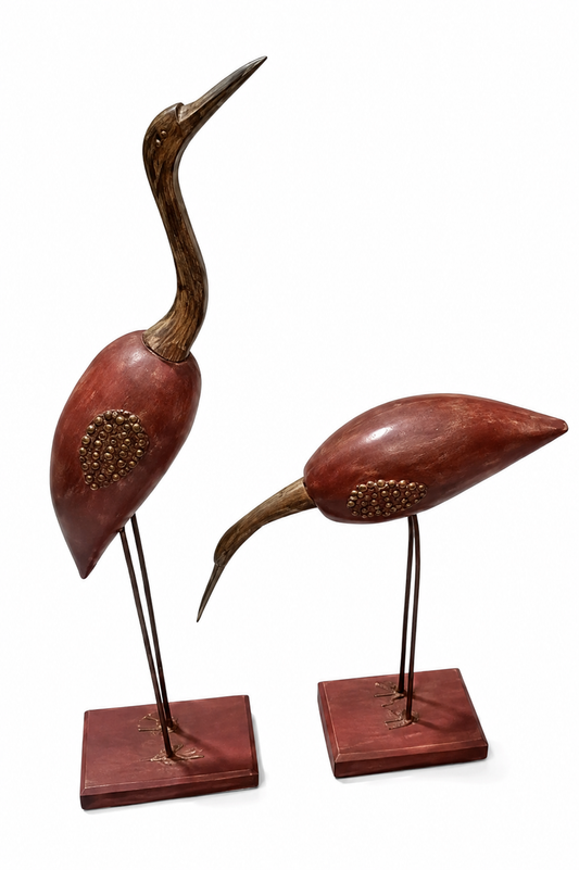 Wooden Swan Show Piece