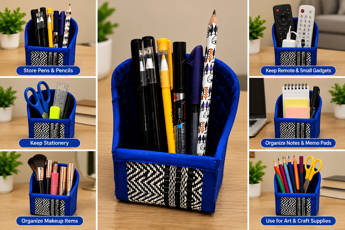 Pen And Pencil Table Holder