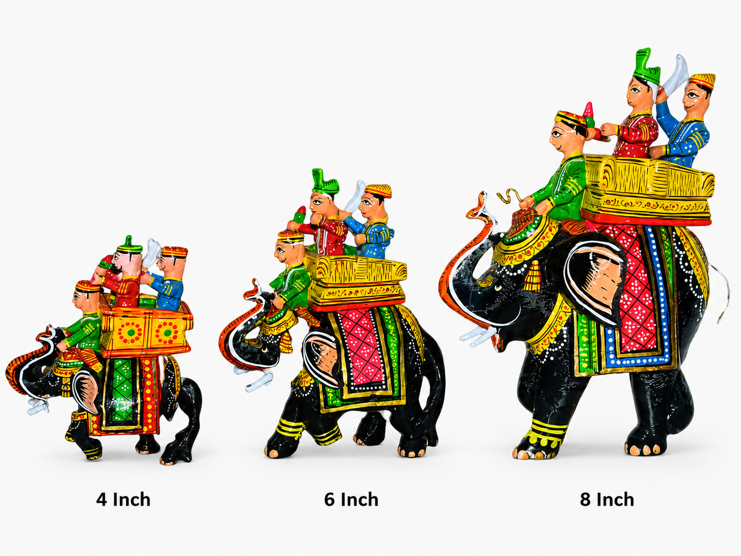Elephant Ride Wooden Set of 3