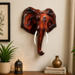 Elephant Head Wall Hanging