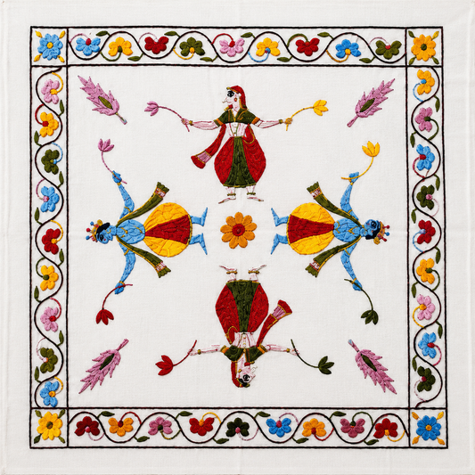 Chamba Rumal Silk Embroidery