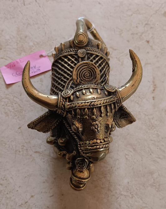 Bastar Dhokra Nandi Seated Metal Craft Style 1