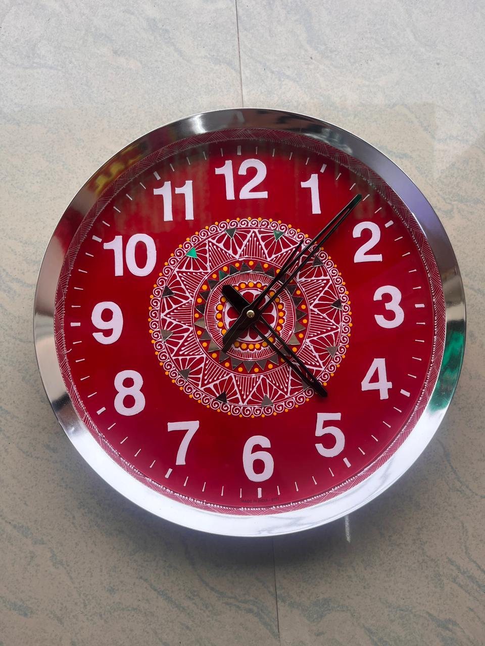 Aipan Art Wall Clock