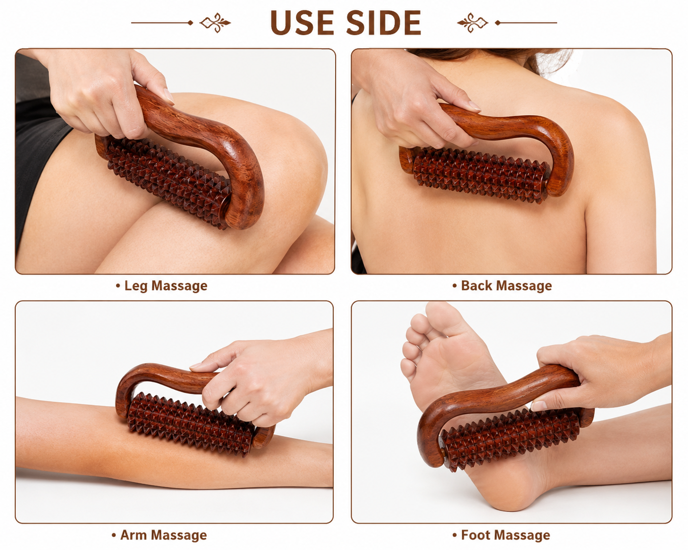 Wooden Foot Roller