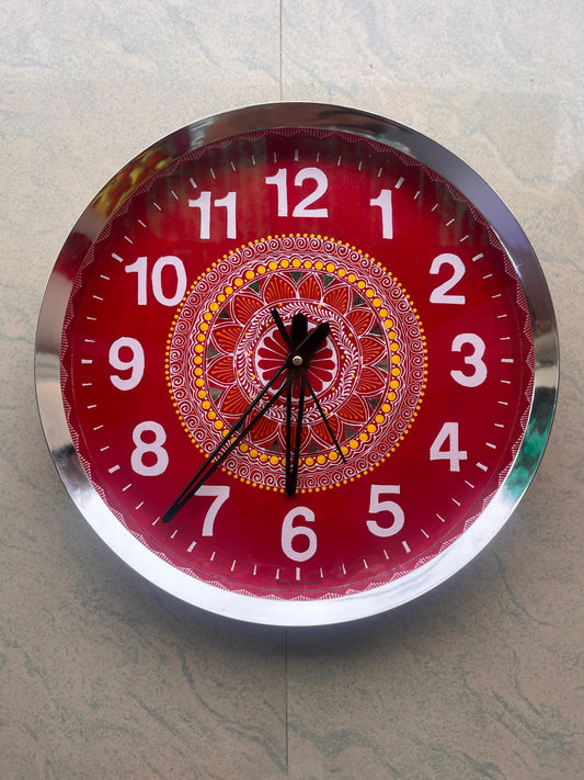 Aipan Art Wall Clock