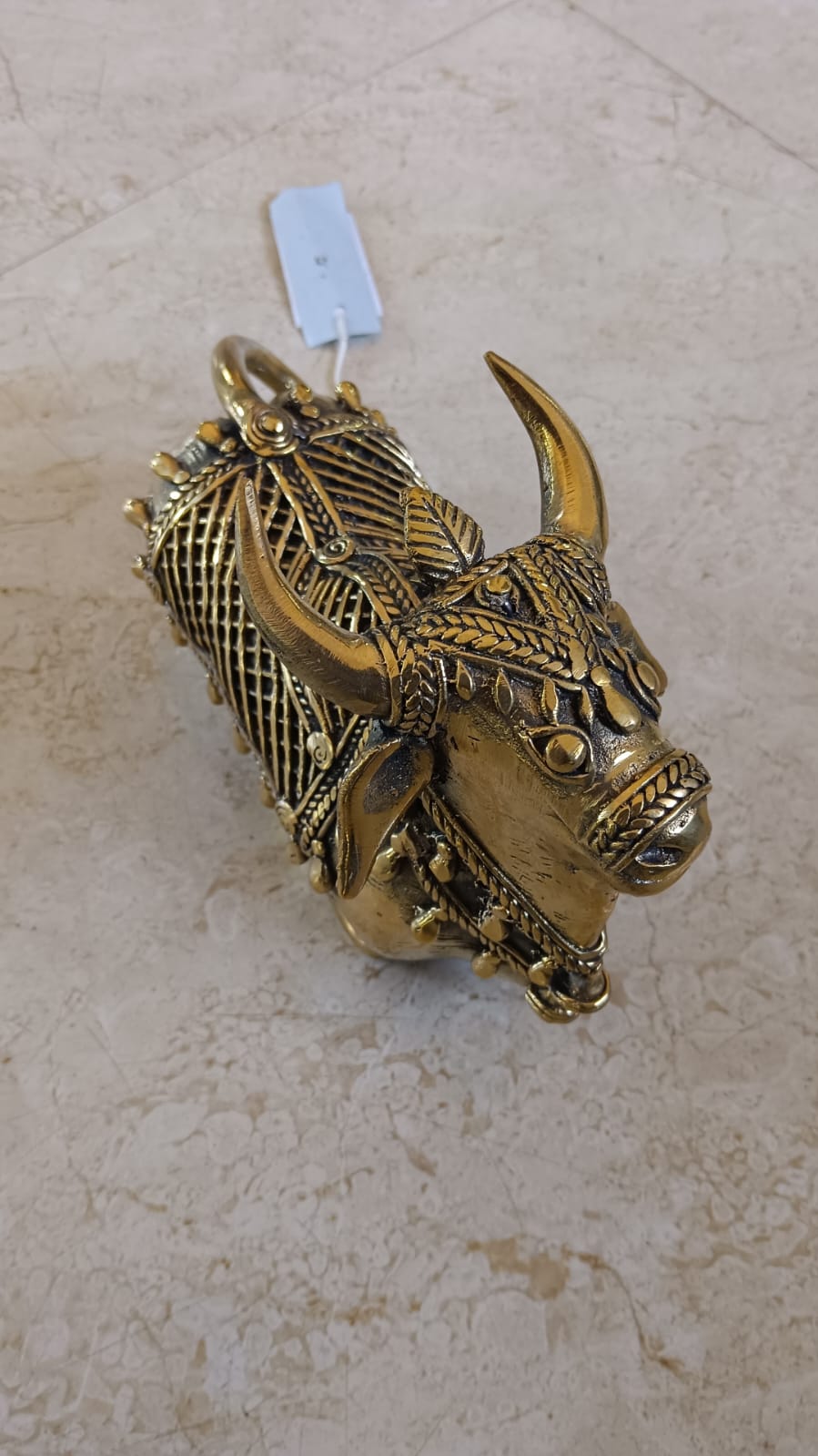 Bastar Dhokra Nandi Seated Metal Craft Style 1