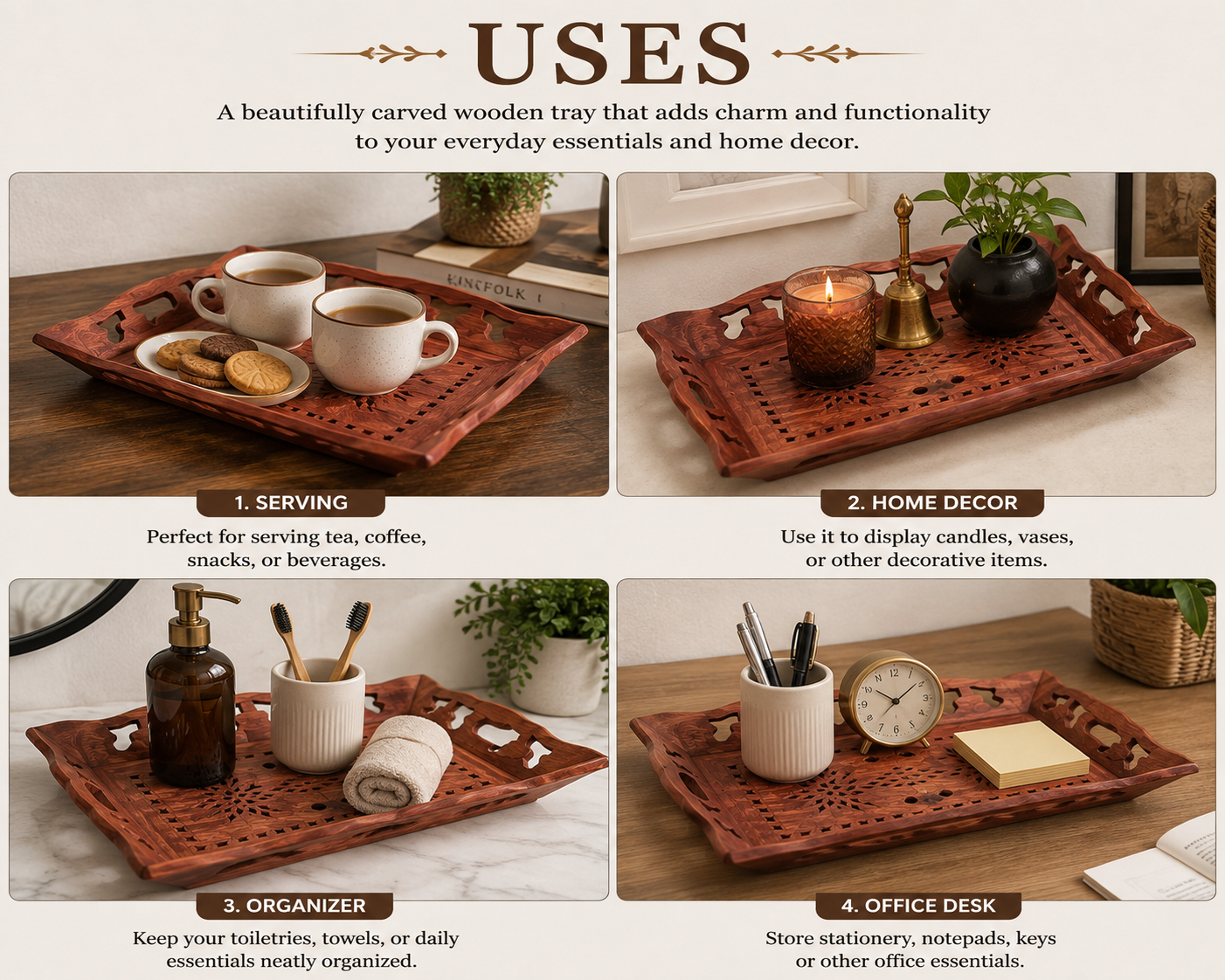 Wooden Serving Tray
