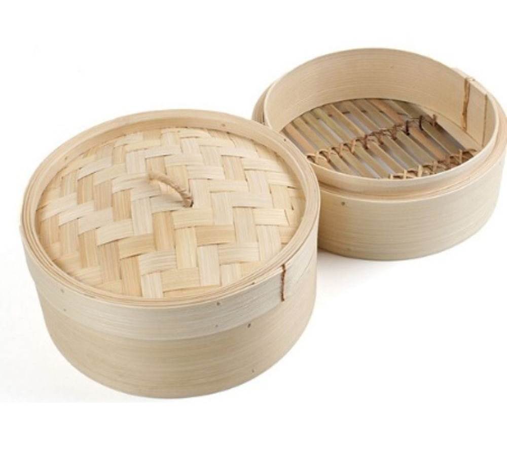 EcoFriendly Cane And Bamboo Momos Steamer