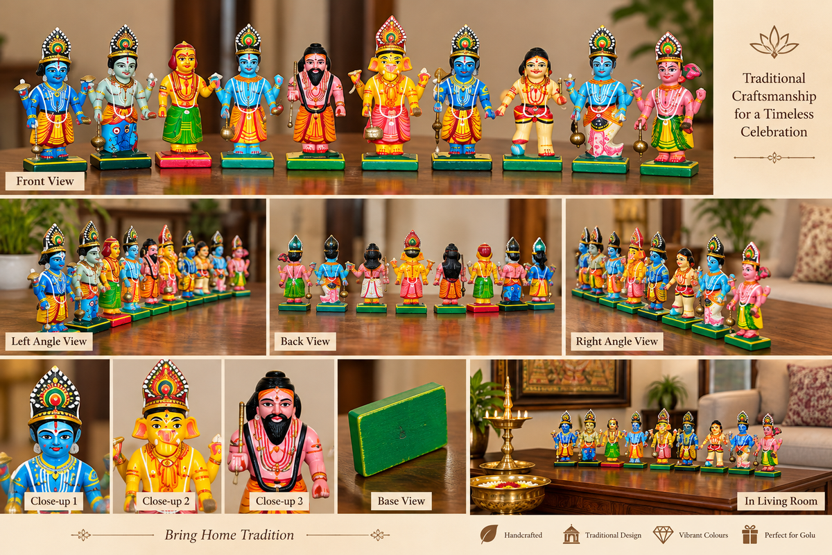 Dashavatar Wooden Set