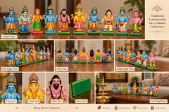 Dashavatar Wooden Set