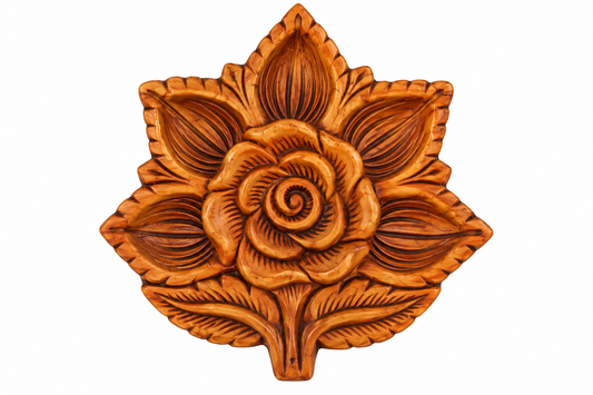 Handmade Terracotta Diwali Navaratri Diya with 5 Diya's (VII)