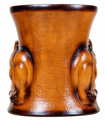 Leather Camel Shape Stool