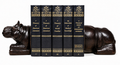 Leather Hippo Book Shelf