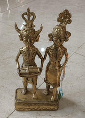 Bastar Dhokra Metal Craft Pair Of Tribal People