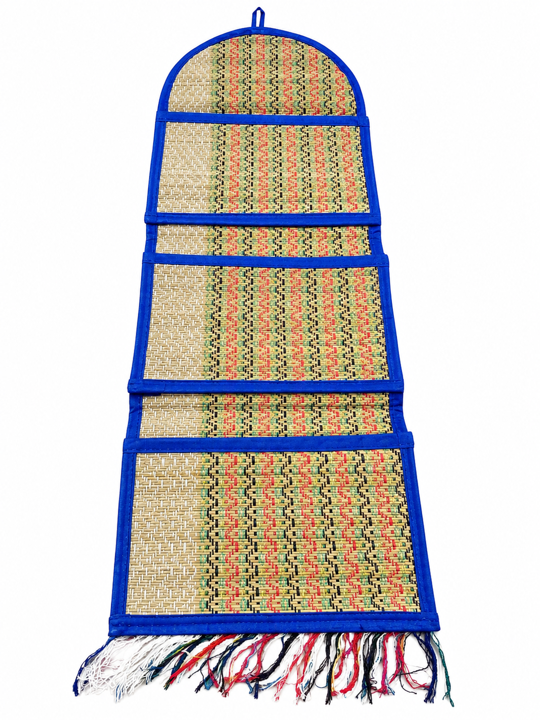 Bell Shaped Wall Hanging Rolling Design - Blue