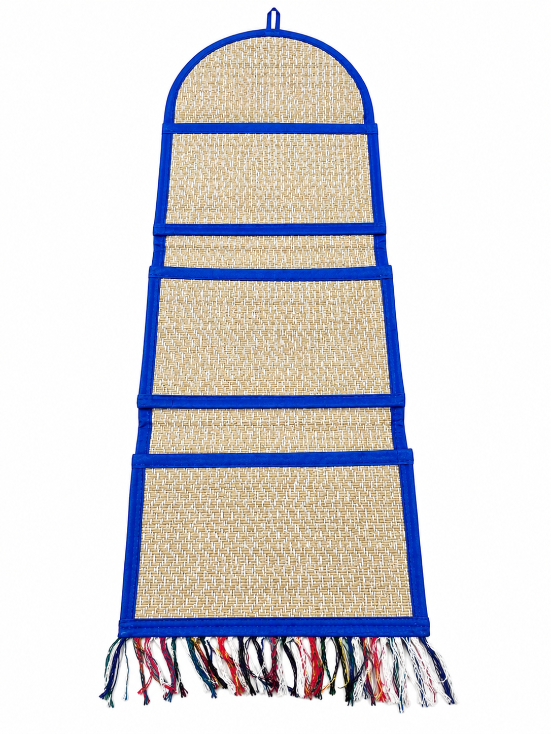 Bell Shaped Wall Hanging Rolling Design - Blue