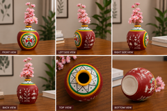 Brown Tribal Terracota vase